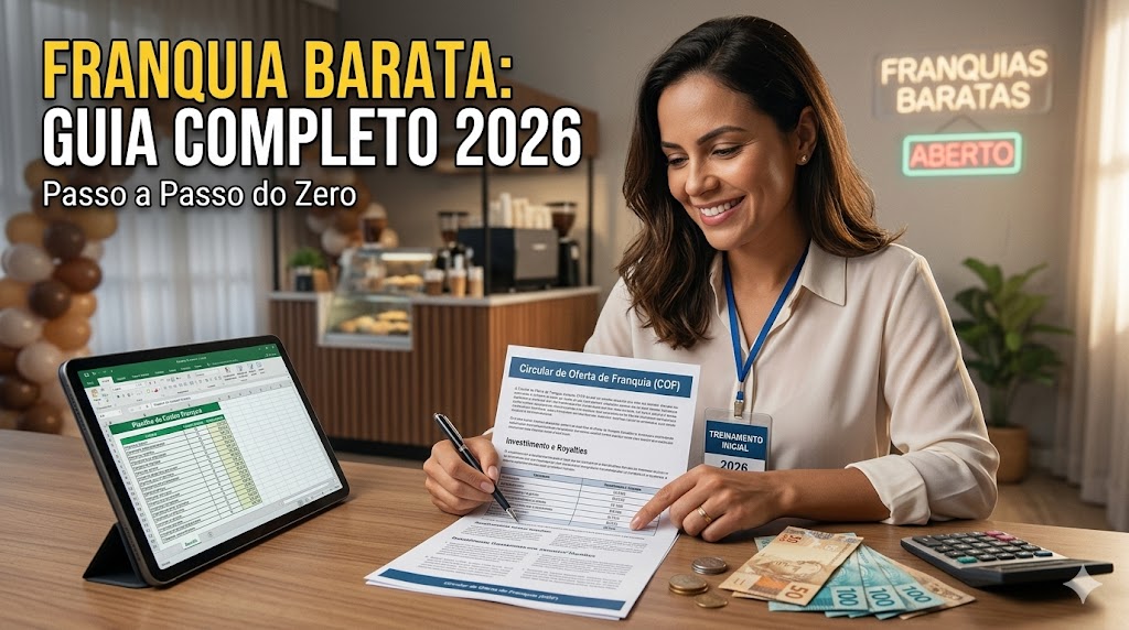 Como Abrir uma Franquia Barata em 2026: Passo a Passo do Zero até a Inauguração