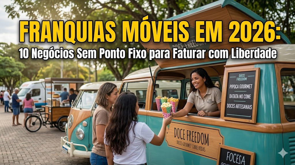 Franquias Móveis em 2026: 10 Negócios Sem Ponto Fixo para Faturar com Liberdade